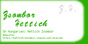 zsombor hettich business card